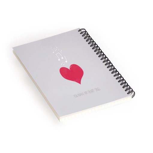 Best deal 😀 Deny Designs Allyson Johnson You Make My Heart Sing Notebook Spiral Bound Dotted Pages 6" x 8" 🎁 -Deny Designs Online Store 000bad1fc3a249a18ef52e230ff5918c becf3a35 9293 46d8 918b
