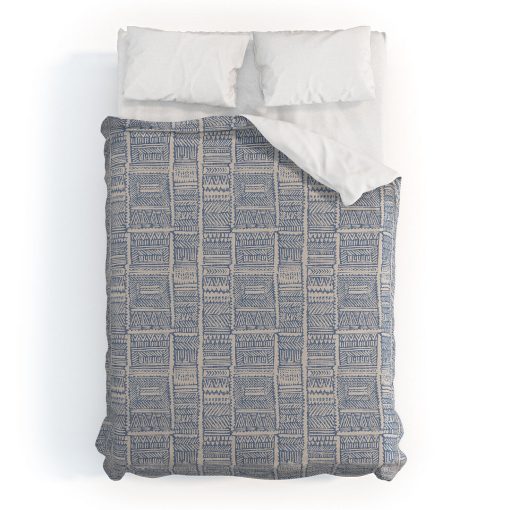 Hot Sale 😀 Deny Designs Holli Zollinger Almah Grasscloth Blue Polyester Duvet 😀 -Deny Designs Online Store