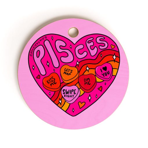 Coupon 😀 Deny Designs Doodle By Meg Pisces Valentine Cutting Board Round 11.5" ✨ -Deny Designs Online Store 1a4659607d0d409c9355d49a6111ea0b a0474416 a2de 4a29 ba40