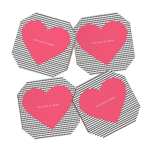 Best Pirce 😉 Deny Designs Allyson Johnson You Have My Heart Coasters Set of 4 🔥 -Deny Designs Online Store 1fec7642ba984bba83705d539fca457b 1bf58351 cbea 4aad b581