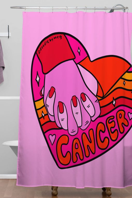 Cheap 👏 Deny Designs Doodle By Meg Cancer Valentine Shower Curtain Standard 71" x 74" 🎁 -Deny Designs Online Store 323a2e1823cf46ea9ef91fbd5a0f78d7 8c67ac59 31c2 4c1f 8664