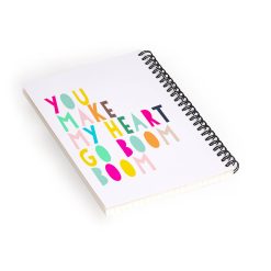 Deals 👍 Deny Designs Hello Sayang You Make My Heart Go Boom Boom Notebook Spiral Bound Dotted Pages 6" x 8" ✔️ -Deny Designs Online Store 3b9ad72f80be442a94221e640237f155 8a6eac0b 114f 4acd a1b4 b43da08436a1 1080x