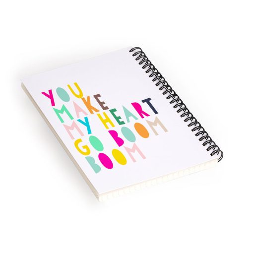 Deals 👍 Deny Designs Hello Sayang You Make My Heart Go Boom Boom Notebook Spiral Bound Dotted Pages 6" x 8" ✔️ -Deny Designs Online Store 3b9ad72f80be442a94221e640237f155 8a6eac0b 114f 4acd a1b4