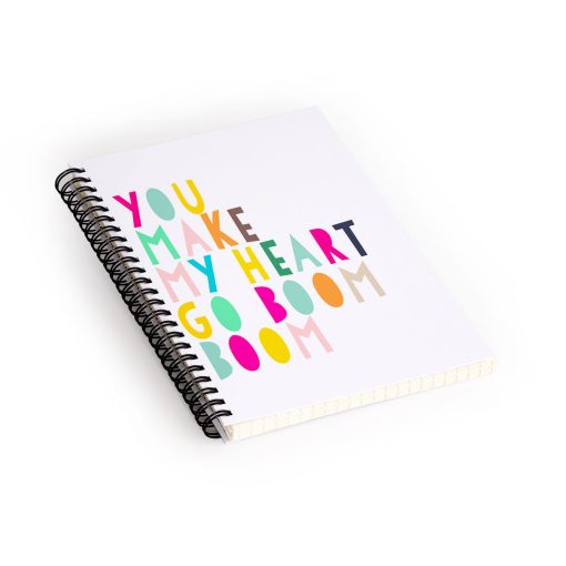 Deals 👍 Deny Designs Hello Sayang You Make My Heart Go Boom Boom Notebook Spiral Bound Dotted Pages 6" x 8" ✔️ -Deny Designs Online Store 3e220155589945f78d0d77140fc20a4e d50e4d41 2c73 4484 b3cc