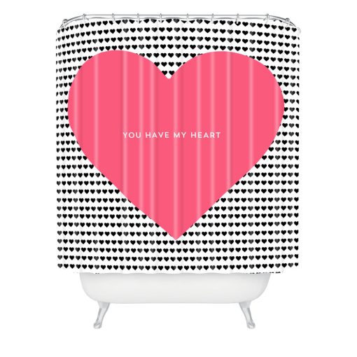 Coupon ❤️ Deny Designs Allyson Johnson You Have My Heart Shower Curtain Standard 71" x 74" 🎉 -Deny Designs Online Store 40fc879aa5224ac99ae581b387bb06ae 3860dc85 4916 4c1a 83bb