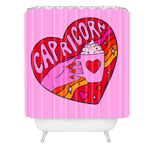 Coupon 😀 Deny Designs Doodle By Meg Capricorn Valentine Shower Curtain Standard 71" x 74" 😀 -Deny Designs Online Store 5316d107dff246039e01876159467e0d 934a70ef b05a 4e09 b344