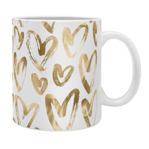 Best deal 🎁 Deny Designs Nature Magick Gold Love Hearts Pattern Coffee Mug 11oz 🛒 -Deny Designs Online Store 56b23443d9934c189ef98c1011cfe244 43e3f063 ab01 42ab b116