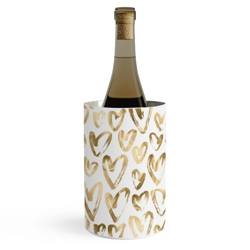 Cheapest 👏 Deny Designs Nature Magick Gold Love Hearts Pattern Wine Chiller 😍 -Deny Designs Online Store 59f1251722764915b6a5c19df3f5d207 95903b53 59ba 4a57 a7a3