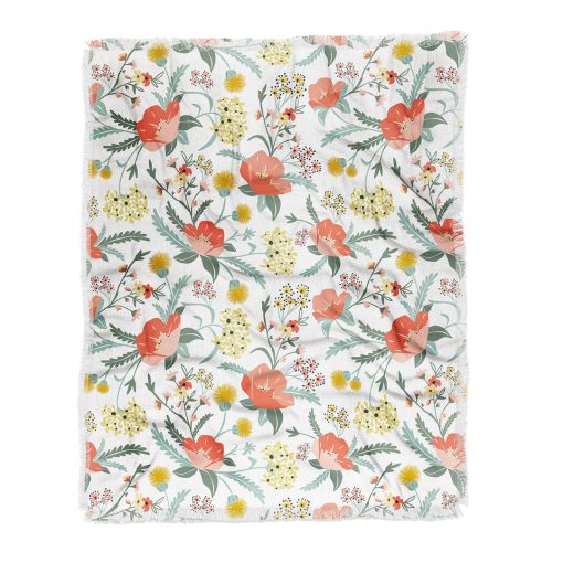 Buy ⌛ Deny Designs Heather Dutton Poppy Meadow White Throw Blanket 🔔 -Deny Designs Online Store 6867f844c77c4d478b59dc14df5aece7 db741a5b afdb 4db4 89cd