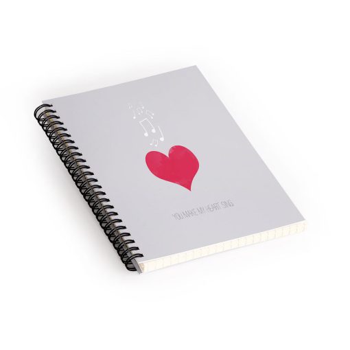 Best deal 😀 Deny Designs Allyson Johnson You Make My Heart Sing Notebook Spiral Bound Dotted Pages 6" x 8" 🎁 -Deny Designs Online Store 6aaa1579551e409bbc9101046b588a23 288f225e 8b43 4646 aac0
