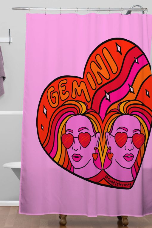 Best Sale 🤩 Deny Designs Doodle By Meg Gemini Valentine Shower Curtain Standard 71" x 74" 👏 -Deny Designs Online Store 77acb6631eb94c71b552dfbdcaebfb85 65fd1ee8 247b 4fad 8d7e