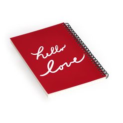 Deals 😍 Deny Designs Lisa Argyropoulos hello love red Notebook Spiral Bound Dotted Pages 6" x 8" 🧨 -Deny Designs Online Store 7c9094ed09274e1a9a23585ae7383f2a 8d9f005b c452 4134 abfc 5a9f749fe6be 1080x