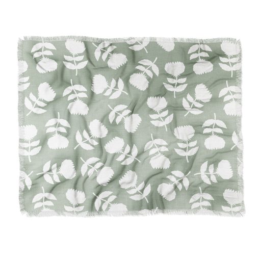 New 💯 Deny Designs Little Arrow Design Co Vintage Floral Sage Throw Blanket 🔥 -Deny Designs Online Store 808c9036035847f4865215a392b3e647 9765d886 1c3d 446a b449