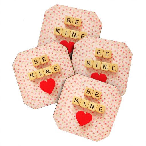 Best Sale 😍 Deny Designs Happee Monkee Be Mine Coasters Set of 4 🔥 -Deny Designs Online Store 845a99cc19ce4ff7bff540738bba0b5b b93ddd43 9be8 4c7a 8066