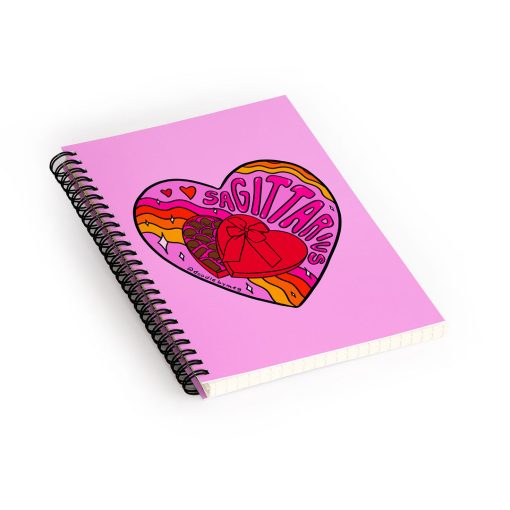 Promo ❤️ Deny Designs Doodle By Meg Sagittarius Valentine Notebook Spiral Bound Dotted Pages 6" x 8" 👍 -Deny Designs Online Store 94d93b3f079e42769d03bdff4ad626a5 d10f40c4 ed8f 4901 807f