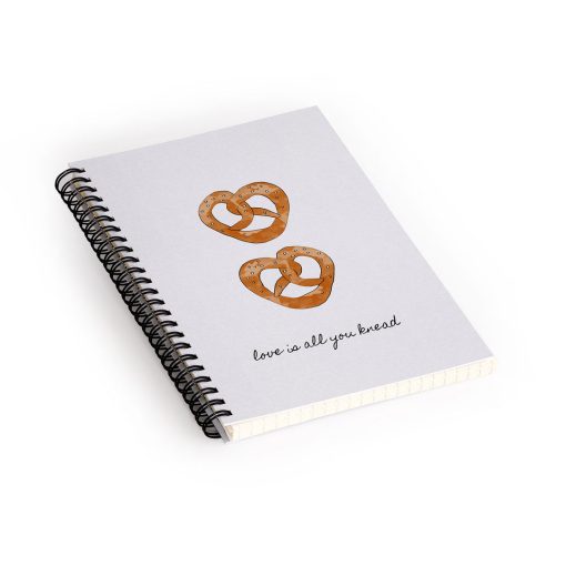 Cheapest ❤️ Deny Designs Orara Studio Love Is All You Knead Notebook Spiral Bound Dotted Pages 6" x 8" 😀 -Deny Designs Online Store 99d5ff1a6018434bb44fed833a813474 a38f41bf 9afc 4c85 a2c1