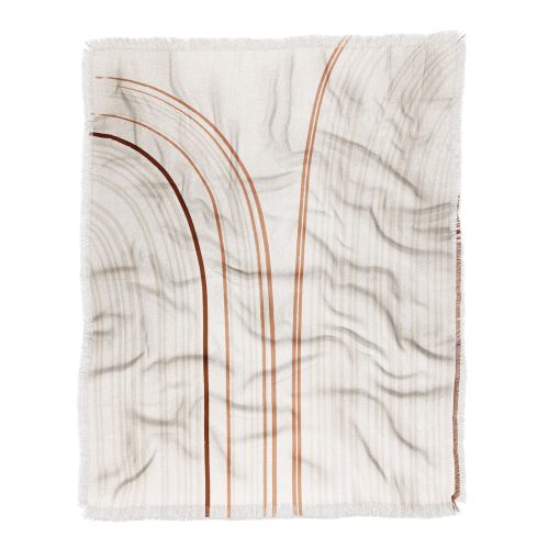 Brand new ⭐ Deny Designs Iveta Abolina Mid Century Line Art Ix Throw Blanket ⌛ -Deny Designs Online Store