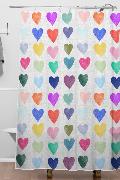 Coupon 😉 Deny Designs Schatzi Brown Heart Stamps Multi Shower Curtain Standard 71" x 74" 🔥 -Deny Designs Online Store 9e01a13380b542c18c80bc42339082ce 2f1ea343 9850 4b4a b6a2