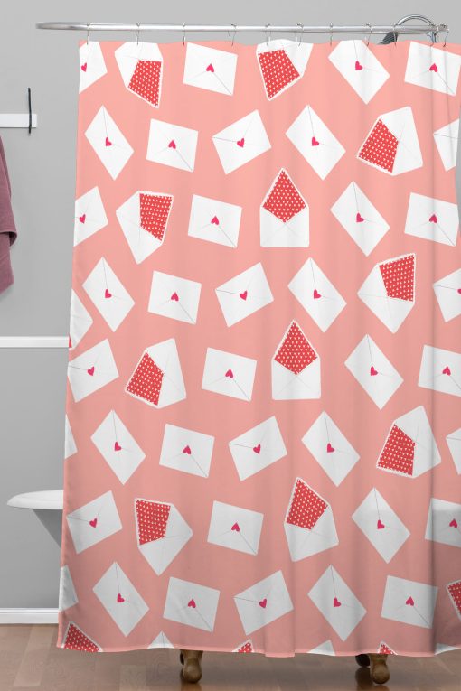 Budget ⭐ Deny Designs Joy Laforme Love Mail Shower Curtain Standard 71" x 74" 🌟 -Deny Designs Online Store b62b150e615e41208d480aee1b84fb72 1bcf8e1a d0b0 4af6 9008