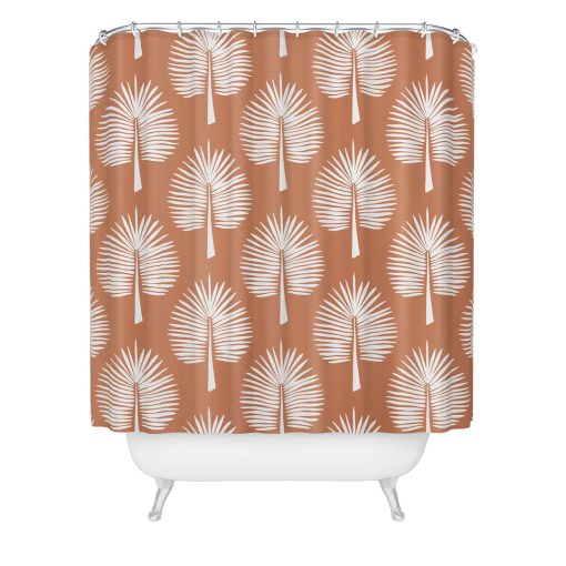 Cheapest 💯 Deny Designs Coastl Studio Wide Palm Terra Cotta Shower Curtain ⌛ -Deny Designs Online Store cc10c1db91b846eba1fe60fd2699d43e 0c69e59c 6833 4d4d af5e