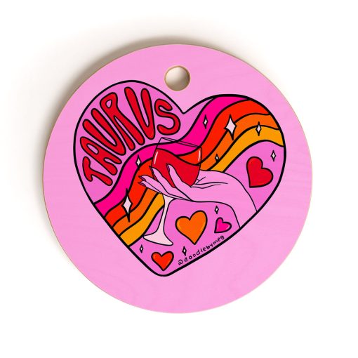 Buy 🔔 Deny Designs Doodle By Meg Taurus Valentine Cutting Board Round 11.5" 🔥 -Deny Designs Online Store ce7404f7201948569bd5100afaadb61a 88314f18 bc12 480a b70f