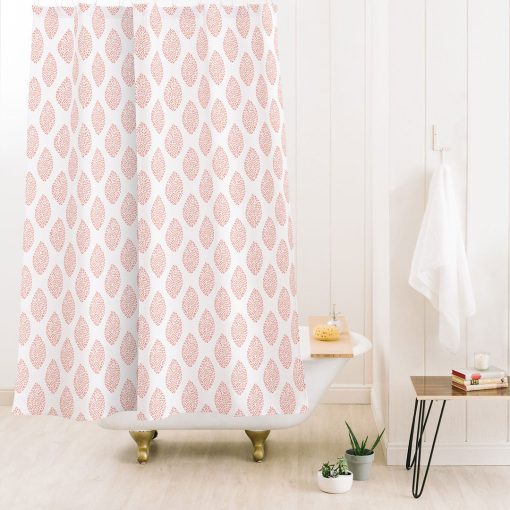 Discount 🎁 Deny Designs Coastl Studio Seed Pods Coral Shower Curtain 🛒 -Deny Designs Online Store