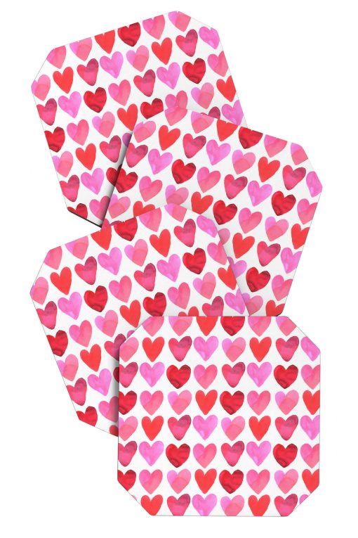 Promo ⌛ Deny Designs Amy Sia Heart Watercolor Coasters Set of 4 😉 -Deny Designs Online Store e6575fd753bb4468bd8568010ba46a43 812be20d c285 45a0 8d78