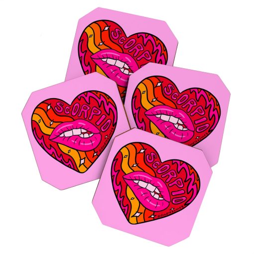 Best Pirce ❤️ Deny Designs Doodle By Meg Scorpio Valentine Coasters Set of 4 ⭐ -Deny Designs Online Store e707547fd8af482c94eb533258db2f83 620f6d4f ddd5 4737 bd9e