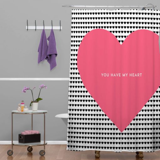 Coupon ❤️ Deny Designs Allyson Johnson You Have My Heart Shower Curtain Standard 71" x 74" 🎉 -Deny Designs Online Store eb91ecb0e5c94f60bd9ca9d5dc2cb97a f2a9f4b7 6e3b 4ace 8810