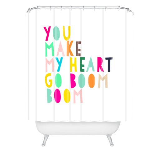 Best Pirce 🥰 Deny Designs Hello Sayang You Make My Heart Go Boom Boom Shower Curtain Standard 71" x 74" 🧨 -Deny Designs Online Store fa5e641f4a4446158f1e4f727e9367c6 67d7e0e2 882f 4d89 9412